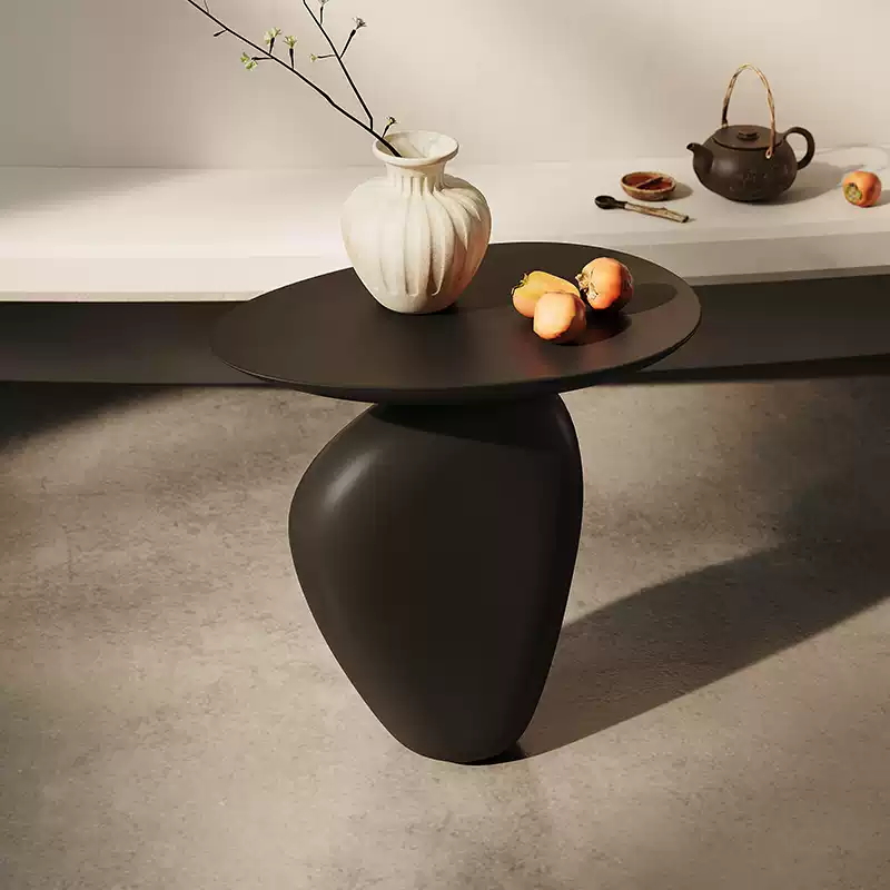 Pebble side table retro style creative sofa side guest bedroom